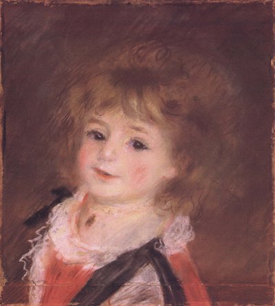 Cabeza de un niño de Pierre Auguste Renoir